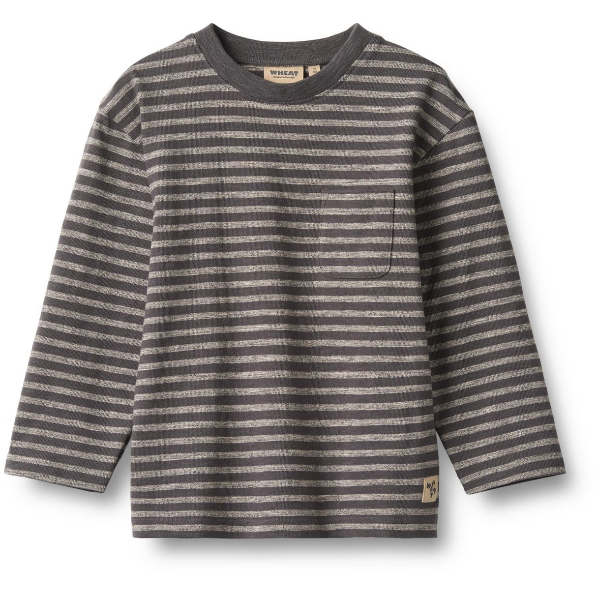 Wheat Dark Charcoal Stripe Blouse Ross