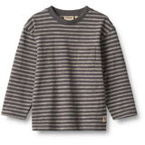 Wheat Dark Charcoal Stripe Blouse Ross