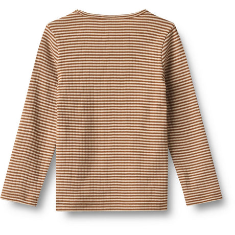 Wheat Warm Hazel Stripe Blouse Stig