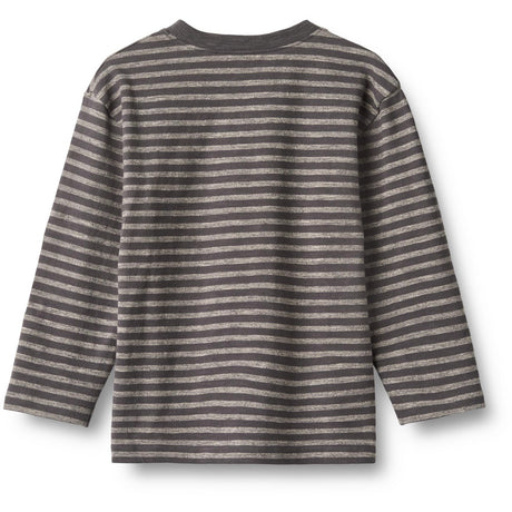 Wheat Dark Charcoal Stripe Blouse Ross