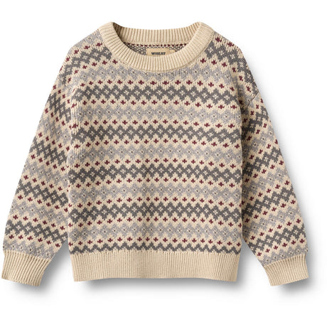 Wheat Flint Jacquard Pullover Harlow