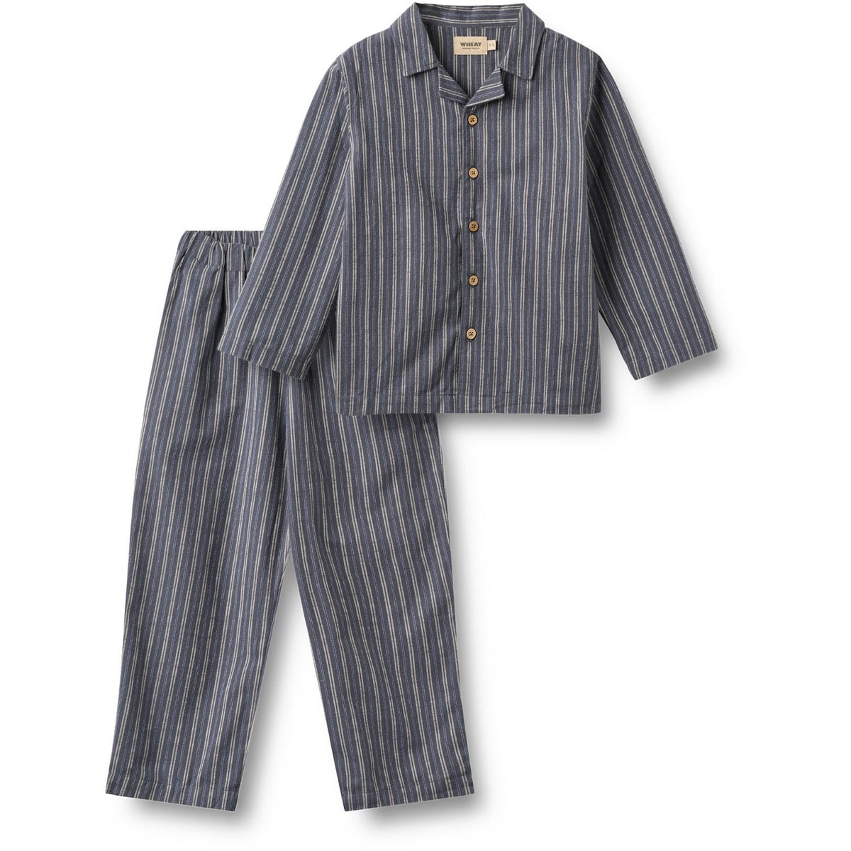 Wheat Blue Holiday Stripe Pyjamas Madison