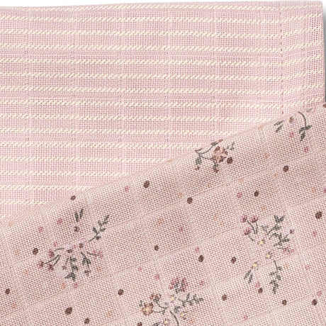Wheat Soft Lilac Flowers 2 Pk Muslin Kaya