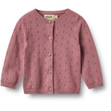 Wheat Warm Lilac Knit Cardigan Maia
