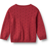 Wheat Red Cherry Knit Cardigan Maia