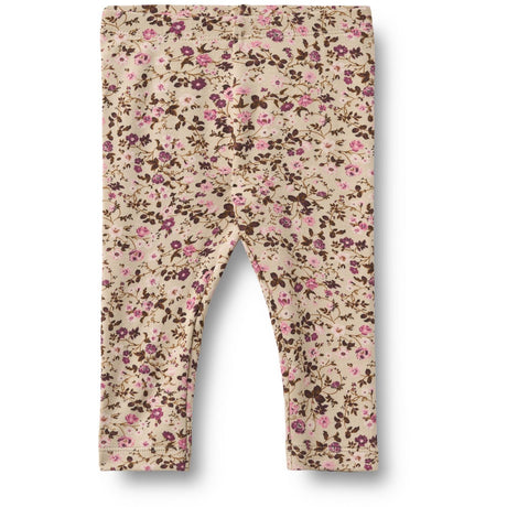 Wheat Soft Sand Flower Wine Leggings Jules