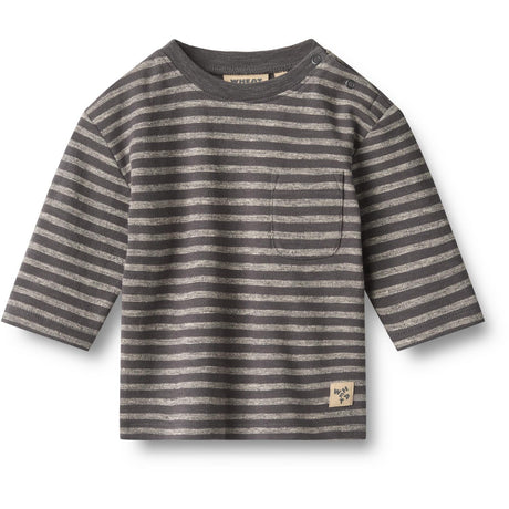 Wheat Dark Charcoal Stripe Blouse Ross