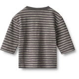 Wheat Dark Charcoal Stripe Blouse Ross