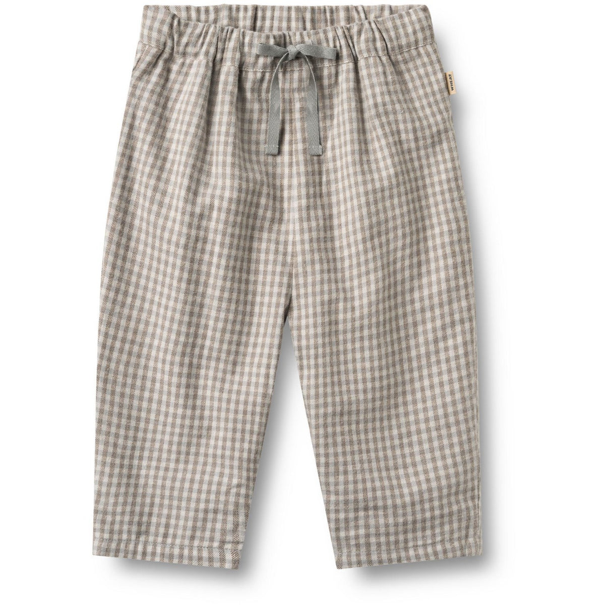 Wheat Greybrown Check Trousers Lined Arne