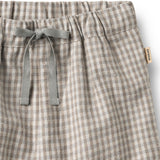 Wheat Greybrown Check Trousers Lined Arne