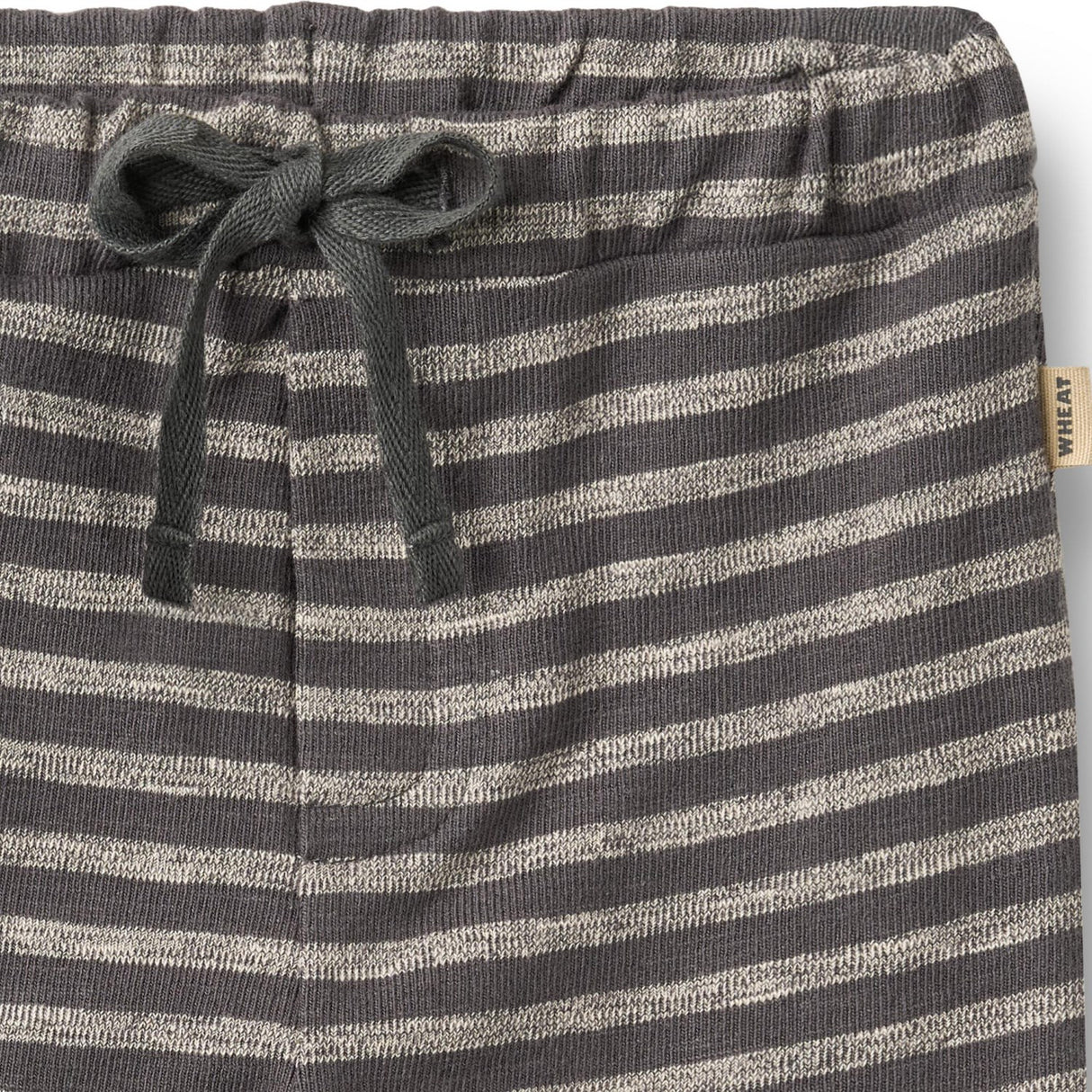Wheat Dark Charcoal Stripe Jersey Pants Manfred