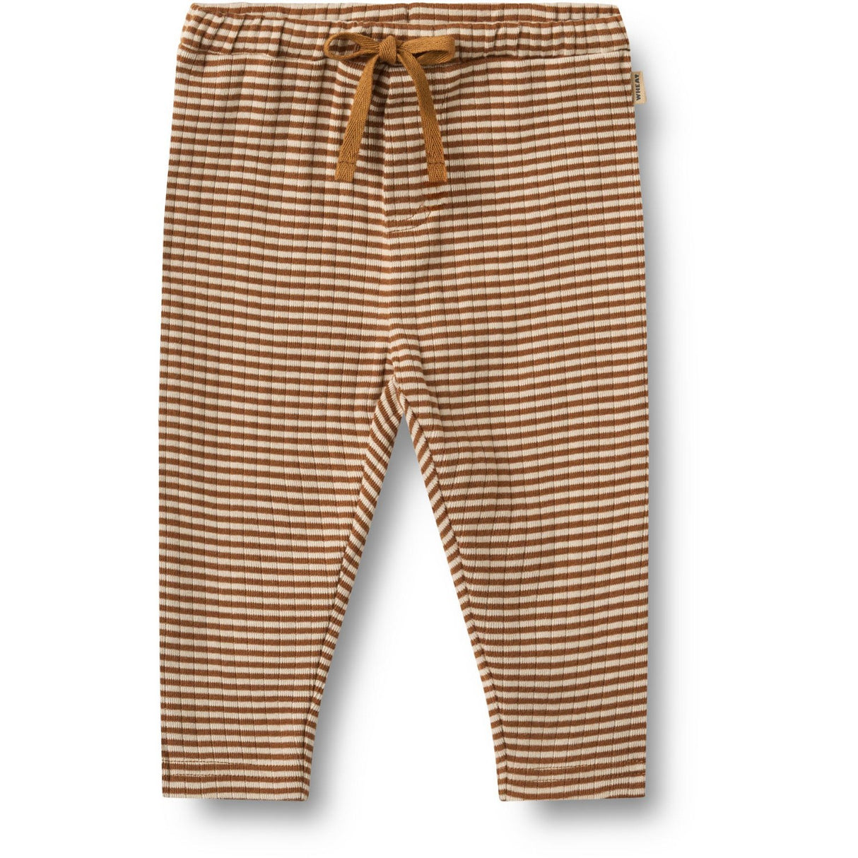 Wheat Warm Hazel Stripe Jersey Pants Manfred