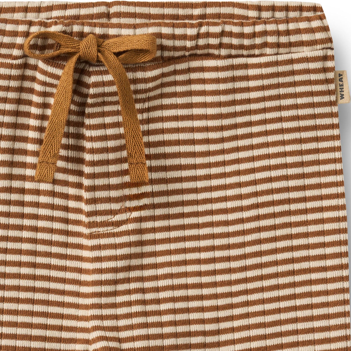 Wheat Warm Hazel Stripe Jersey Pants Manfred