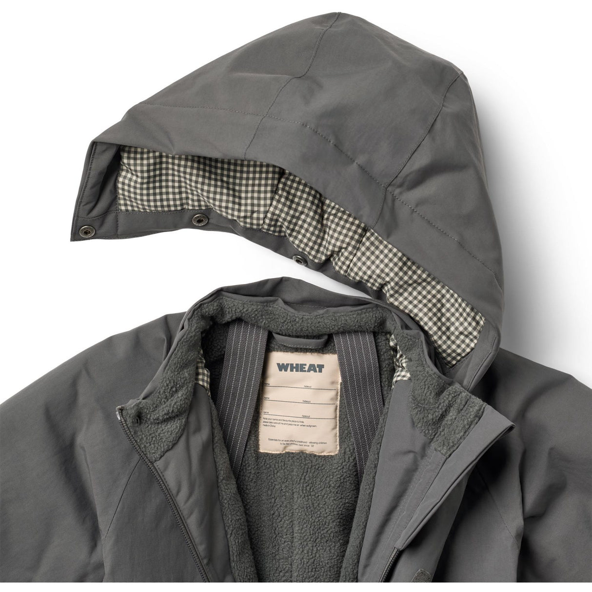 Wheat Dark Charcoal Snowsuit Miko