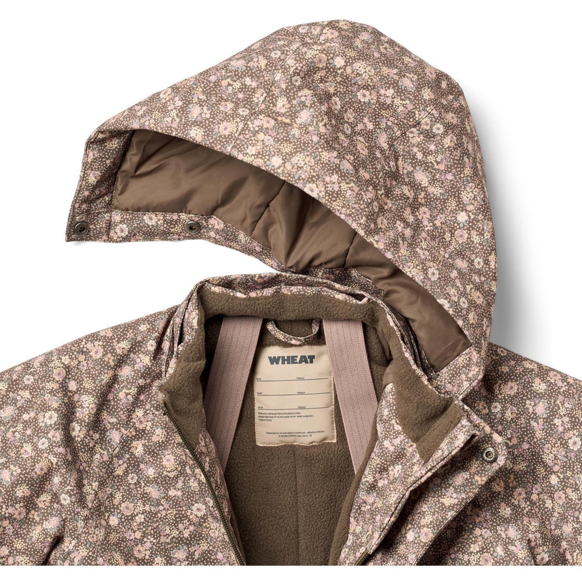 Wheat Dry Wood Snow Flowers Snowsuit Miko