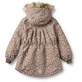 Wheat Dry Wood Snow Flowers Jacket Mathilde