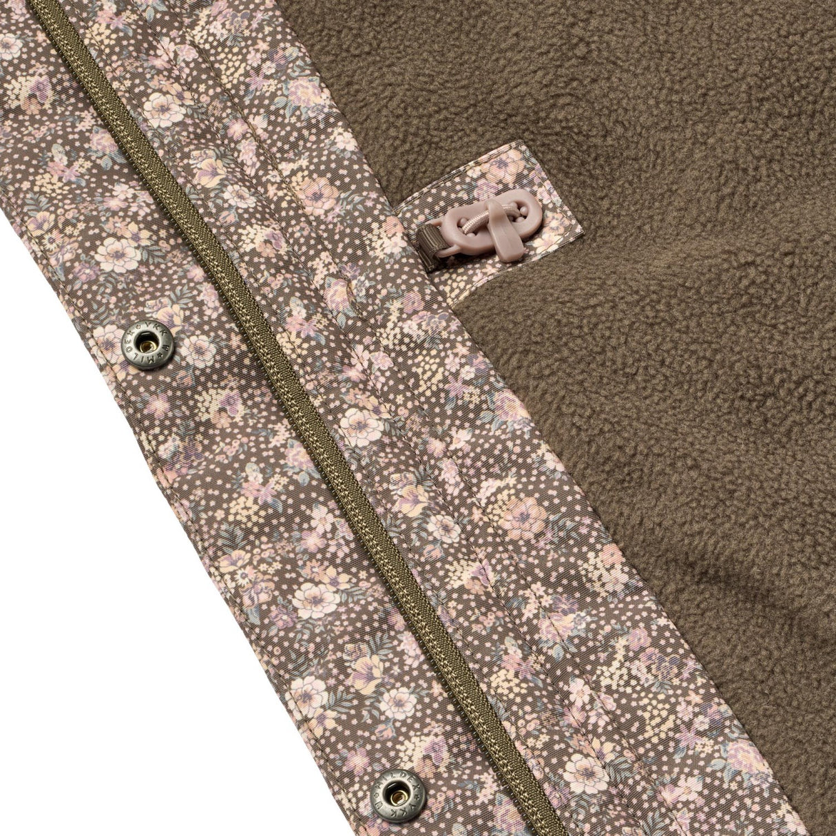 Wheat Dry Wood Snow Flowers Jacket Mathilde