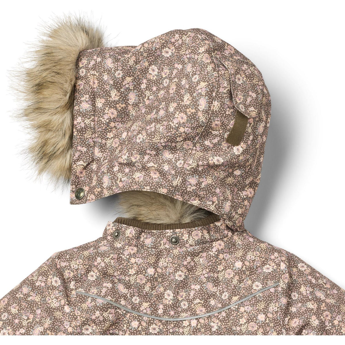 Wheat Dry Wood Snow Flowers Jacket Mathilde
