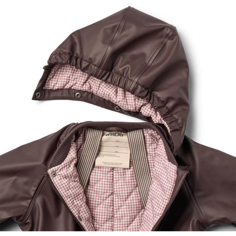 Wheat Chocolate Plum Thermo Rain Suit Aiko