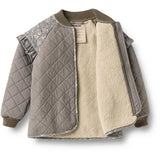 Wheat Brown Stripe Thermo Jacket Ellas