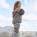 Wheat Brown Stripe Thermo Jacket Ellas
