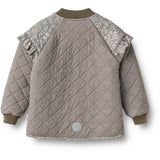 Wheat Brown Stripe Thermo Jacket Ellas
