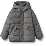 Wheat Dark Reflective Map Puffer Jacket Gael
