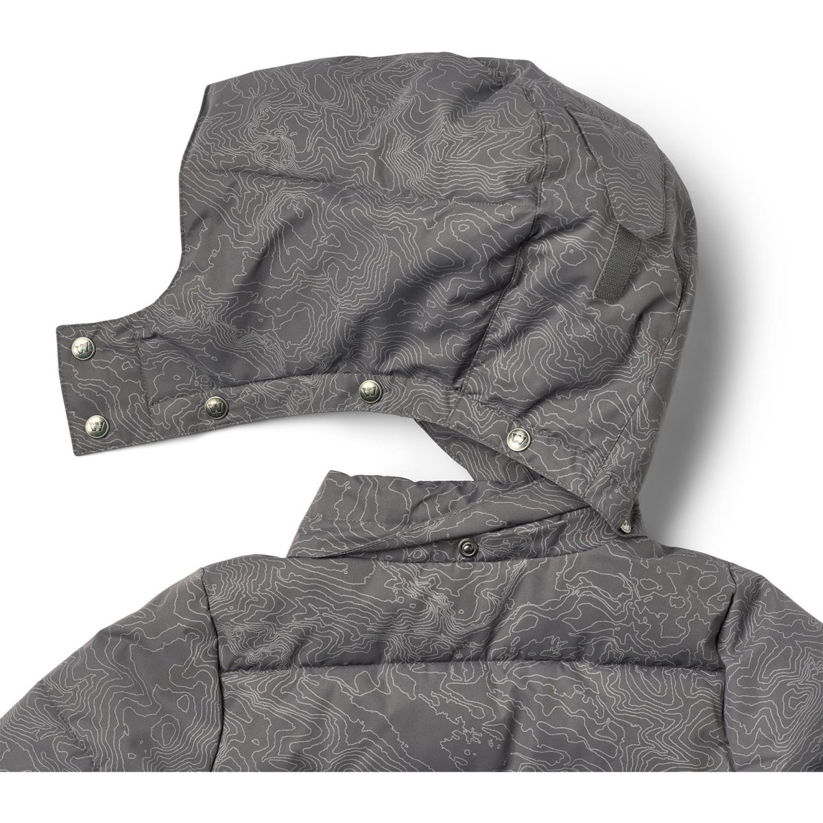 Wheat Dark Reflective Map Puffer Jacket Gael