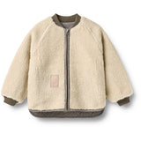 Wheat Brown Stripe Reversible Thermo Jacket Lake