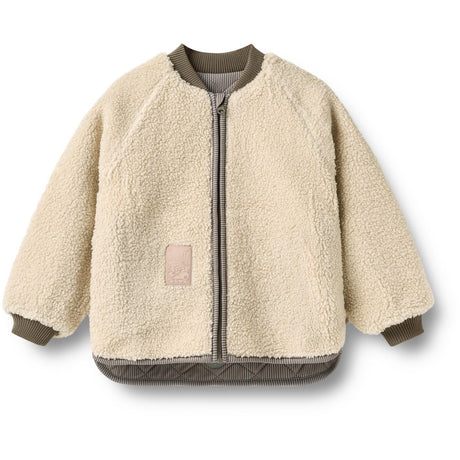 Wheat Brown Stripe Reversible Thermo Jacket Lake
