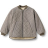 Wheat Brown Stripe Reversible Thermo Jacket Lake