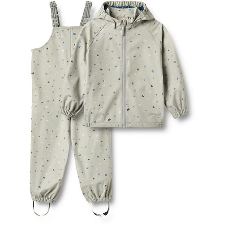 Wheat Light Flint Letters Rainwear Ola Set