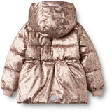 Wheat Golden Flowers Puffer Jacket Eli