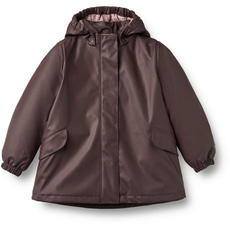 Wheat Chocolate Plum Thermo Rain Jacket Rika