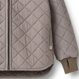 Wheat Brown Stripe Thermo Jacket Loui
