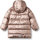 Wheat Golden Flowers Puffer Coat Yrsa