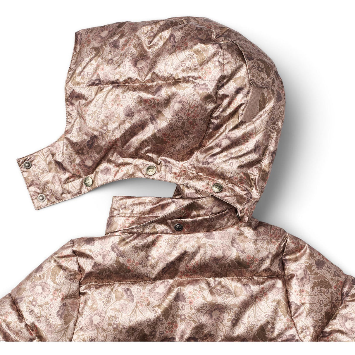 Wheat Golden Flowers Puffer Coat Yrsa