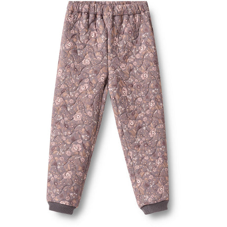 Wheat Purple Stone Flowers Thermo Pants Alex