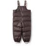 Wheat Chocolate Plum Puffer Track Pants Baakk
