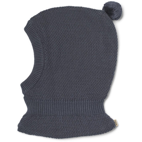 Wheat Greyblue Knit Balaclava Pomi