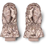 Wheat Golden Flowers Puffer Mittens Jazz