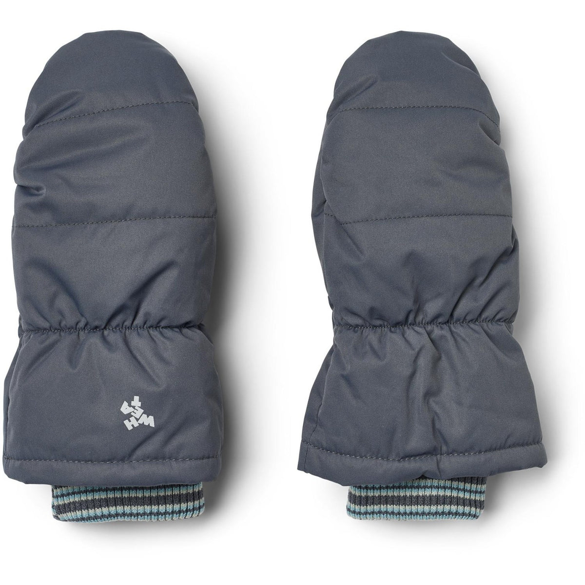 Wheat Greyblue Puffer Mittens Jazz