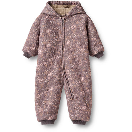 Wheat Purple Stone Flowers Thermo Suit Krammo