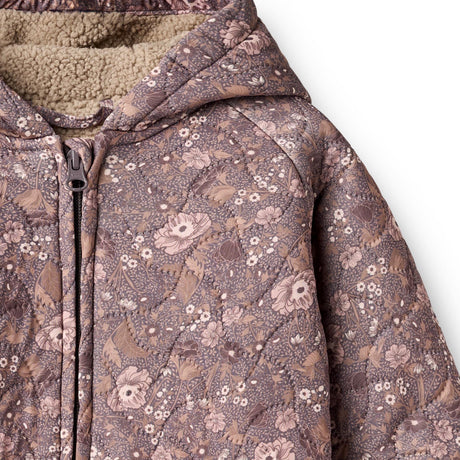 Wheat Purple Stone Flowers Thermo Suit Krammo