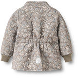 Wheat Grey Stone Flowers Thermo Jacket Thilde
