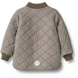 Wheat Brown Stripe Thermo Jacket Loui