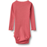Wheat Raspberry Rib Body L/S Lotta
