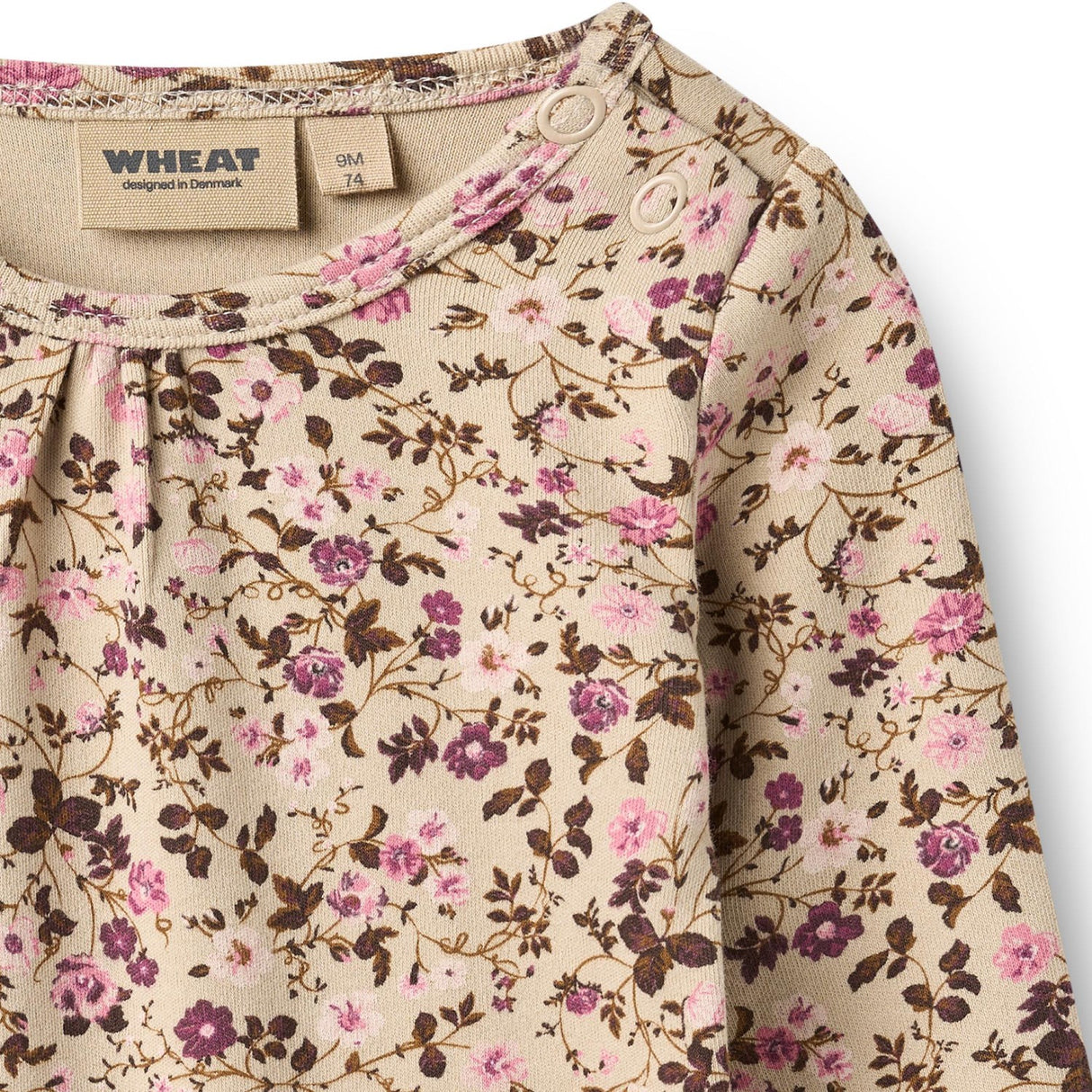 Wheat Soft Sand Flower Wine Body L/S Liv