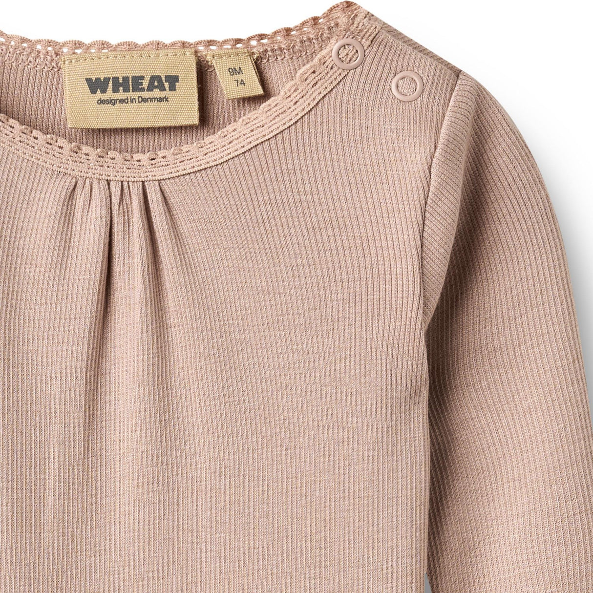 Wheat Dry Rose Rib Body L/S Lotta