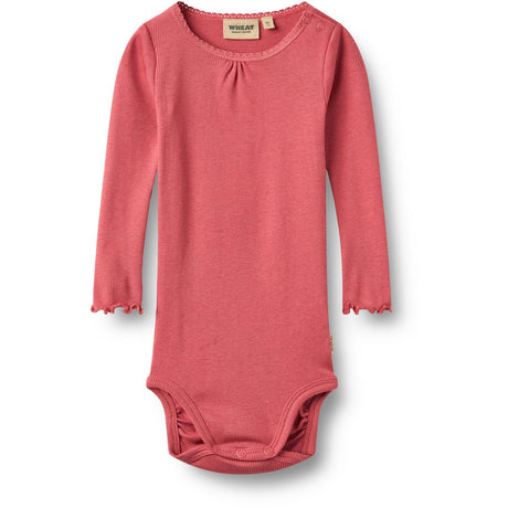 Wheat Raspberry Rib Body L/S Lotta